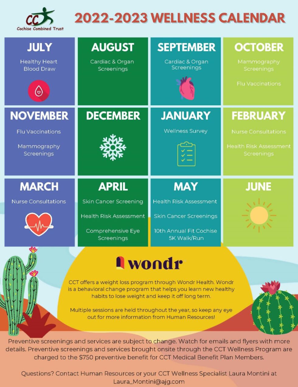 CCT Wellness Programs CCT Benefits